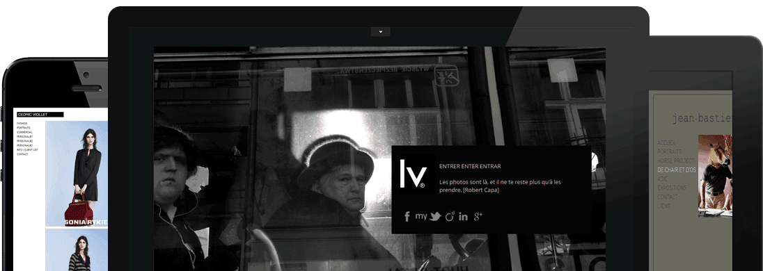 Taiteilijan sivustomalli